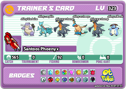 Santoos Phoenyx Card otPokemon.com