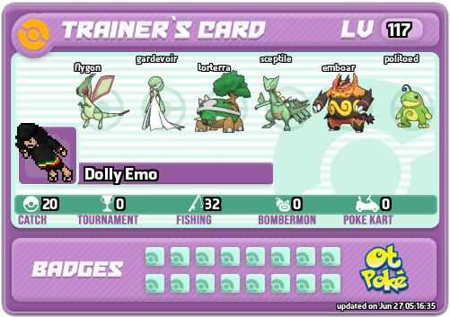 Dolly Emo Card otPokemon.com