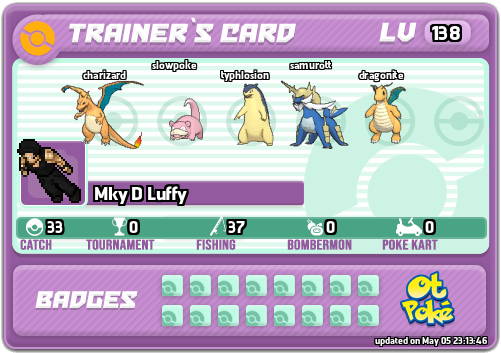 Mky D Luffy Card otPokemon.com