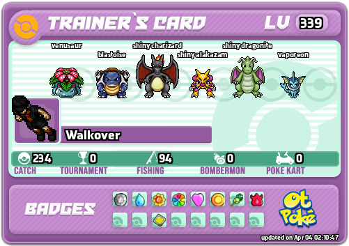Walkover Card otPokemon.com