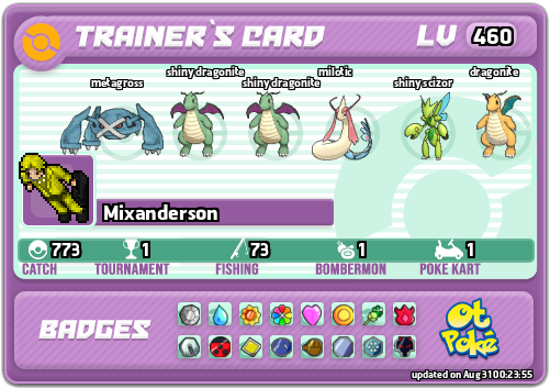 Mixanderson Card otPokemon.com