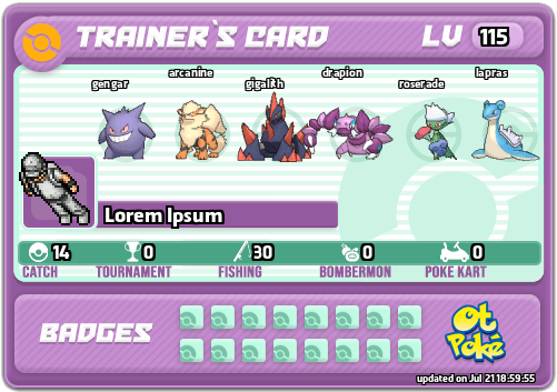 Lorem Ipsum Card otPokemon.com