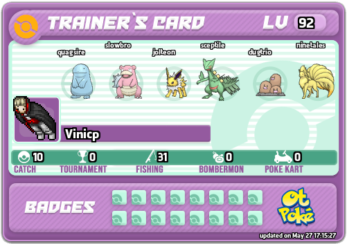 Vinicp Card otPokemon.com
