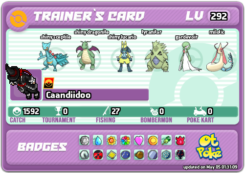 Caandiidoo Card otPokemon.com