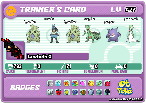 Lawlieth X Card otPokemon.com