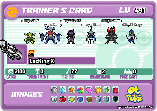 LucKing X Card otPokemon.com