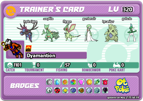Dyamantion Card otPokemon.com
