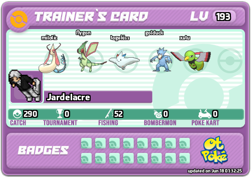 Jardelacre Card otPokemon.com
