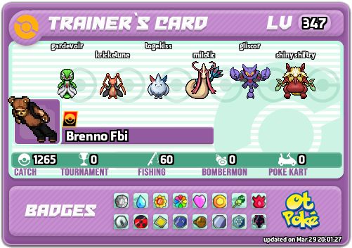 Brenno Fbi Card otPokemon.com