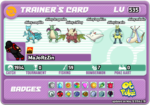 MaJoRzZin Card otPokemon.com