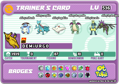 D E M i U R G O Card otPokemon.com