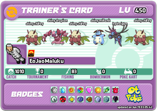 EoJaoMaluku Card otPokemon.com