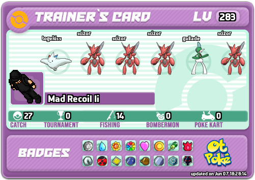 Mad Recoil Ii Card otPokemon.com