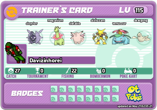 Davizinhorei Card otPokemon.com