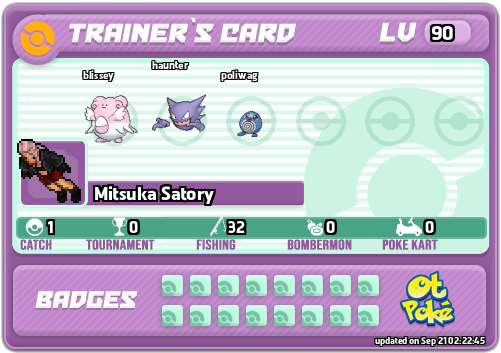 Mitsuka Satory Card otPokemon.com