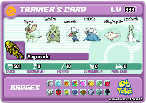 Yaguradc Card otPokemon.com