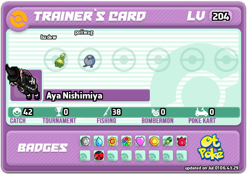 Aya Nishimiya Card otPokemon.com