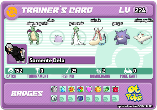 Somente Dela Card otPokemon.com