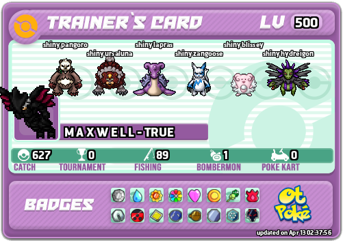 M A X W E L L - TRUE Card otPokemon.com