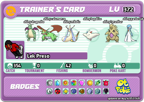 Lek Preso Card otPokemon.com