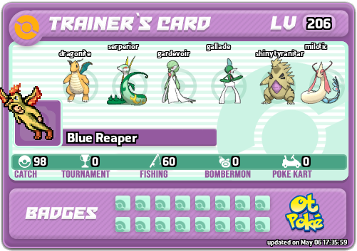Blue Reaper Card otPokemon.com