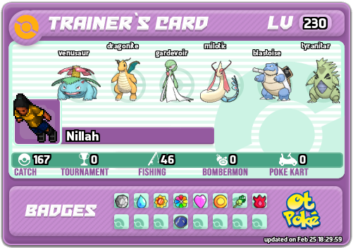 Nillah Card otPokemon.com