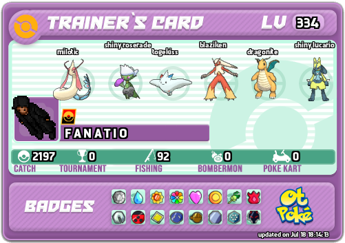 F A N A T I O Card otPokemon.com