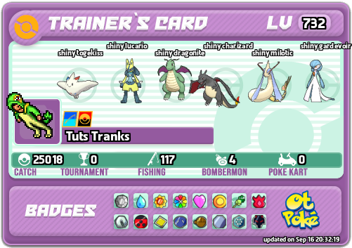 Tuts Tranks Card otPokemon.com