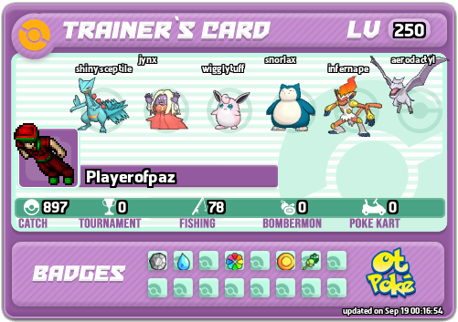 Playerofpaz Card otPokemon.com