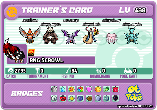 RNG SCROWL Card otPokemon.com