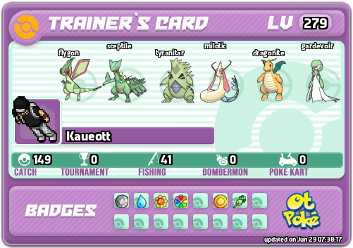 Kaueott Card otPokemon.com