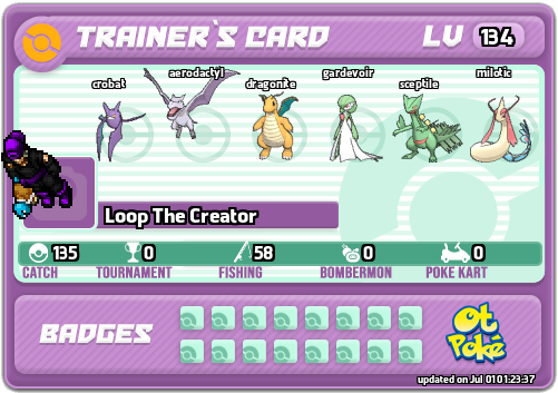 Loop The Creator Card otPokemon.com