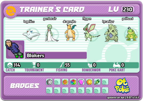 Blokers Card otPokemon.com