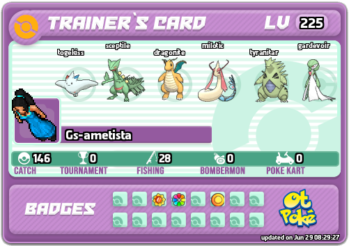 Gs-ametista Card otPokemon.com