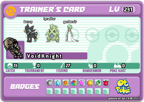 V o i d K n i g h t Card otPokemon.com