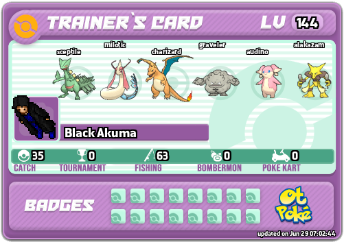 Black Akuma Card otPokemon.com