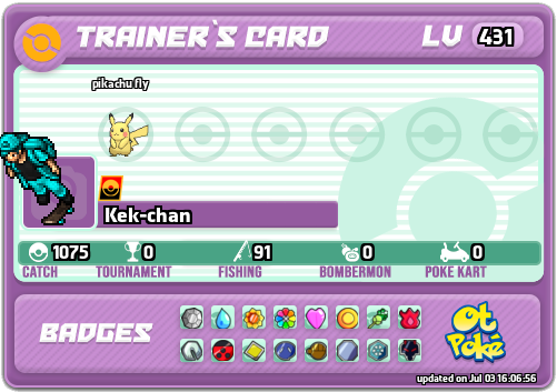 Kek-chan Card otPokemon.com