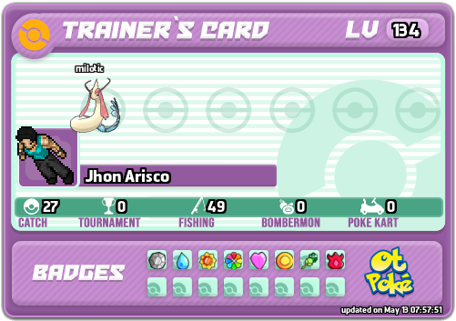 Jhon Arisco Card otPokemon.com