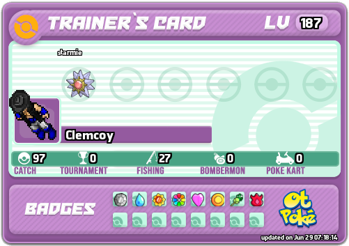 Clemcoy Card otPokemon.com