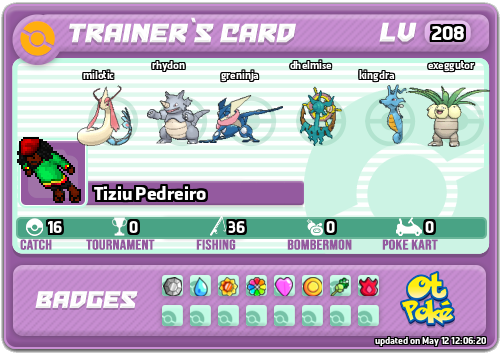 Tiziu Pedreiro Card otPokemon.com