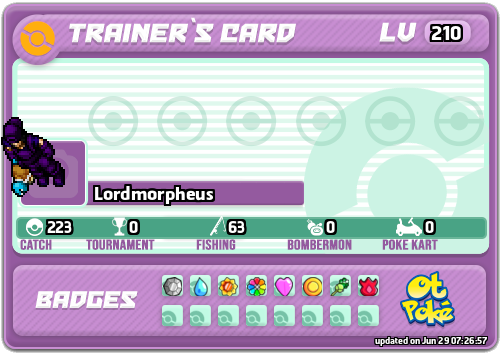 Lordmorpheus Card otPokemon.com