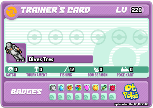 Dives Tres Card otPokemon.com