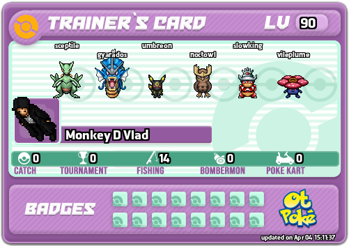 Monkey D Vlad Card otPokemon.com