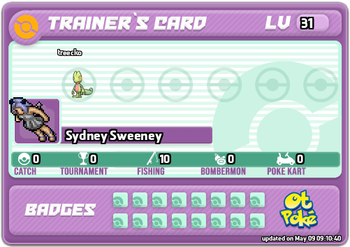 Sydney Sweeney Card otPokemon.com