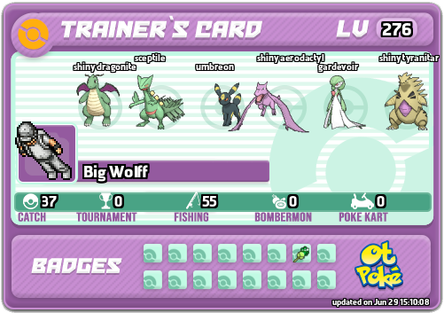 Big Wolff Card otPokemon.com