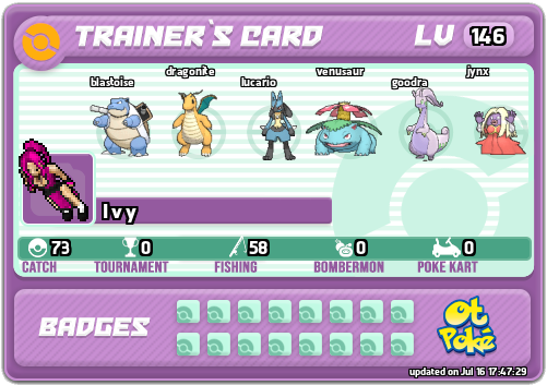 I v y Card otPokemon.com