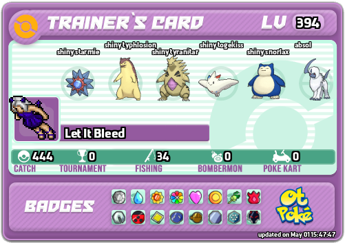 Let It Bleed Card otPokemon.com