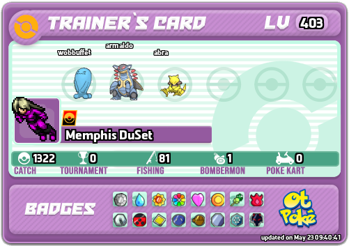 Memphis DuSet Card otPokemon.com