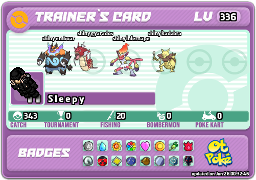 S l e e p y Card otPokemon.com