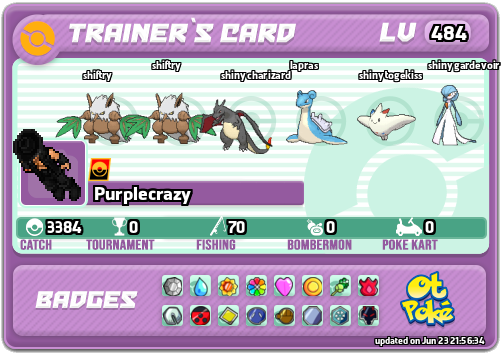 Purplecrazy Card otPokemon.com